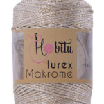 Hobitu makrame Lurex Cream-Gold 16-02