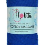 Hobitu Cotton Makrame 3mm Sax Blue 172