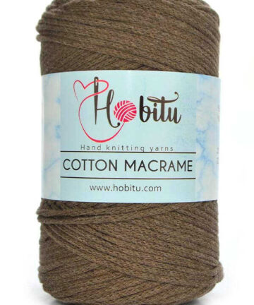 Hobitu Cotton Makrame 3mm Cacao 191