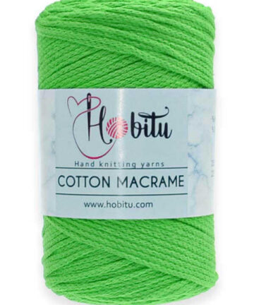 Hobitu Cotton Makrame 3mm Grass 202