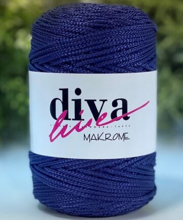 Diva Makrame 3mm Navy Blue 260