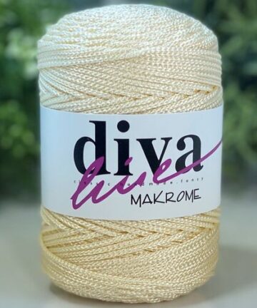 Diva Makrame 3mm Ecru 28