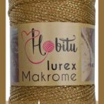 Hobitu makrame Lurex Brown- Cooper  200