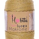 Hobitu makrame Lurex Gold-Gold 50