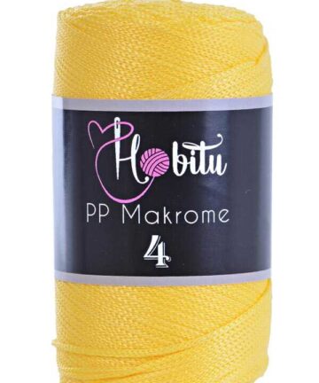 Hobitu makrome No4 Yellow 55