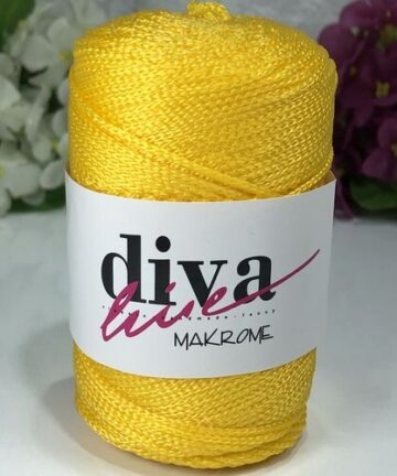 Diva Makrame 3mm Yellow 56