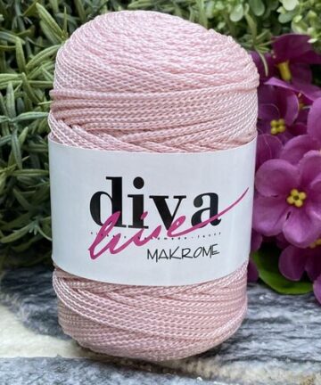 Diva Makrame 3mm Soft Pink 72