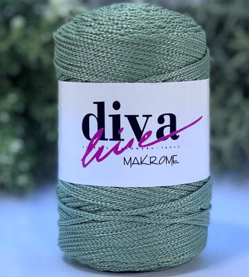 Diva Makrame 3mm  Mint 168