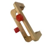 Ξύλινος Σκελετός Μασίφ 20cm Red-Orange 39