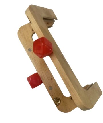 Ξύλινος Σκελετός Μασίφ 20cm Red-Orange 39