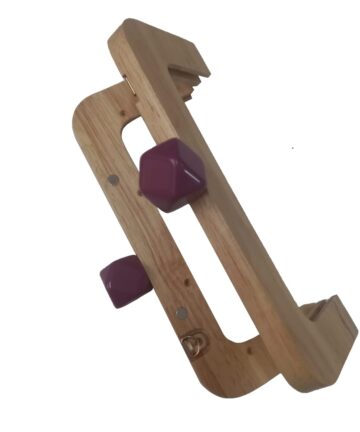 Ξύλινος Σκελετός Μασίφ 20cm Μωβ 43