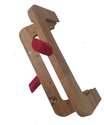 Ξύλινος Σκελετός Μασίφ 20cm Κόκκινο 53