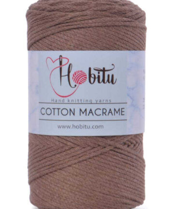 Hobitu Cotton Makrame 3mm Camel 118