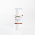 HobbyTrend Makrame Glitter 001P White