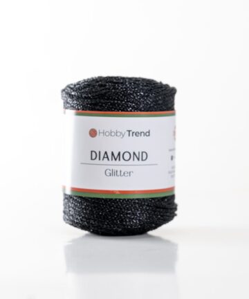 HobbyTrend Diamond Glitter Black 07