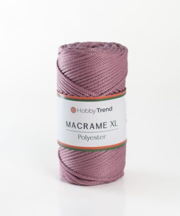 HobbyTrend makrame PP XL 90 Dark Rose