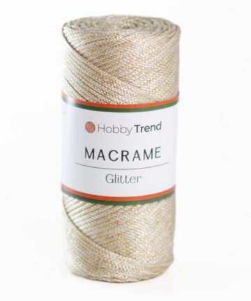 HobbyTrend Macrame Glitter