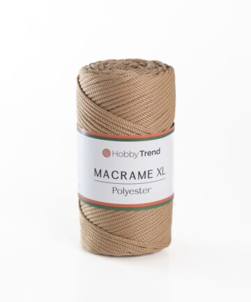 HobbyTrend makrame PP XL 32 Light Camel