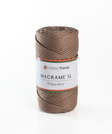 HobbyTrend makrame PP XL 38 Dark Beige