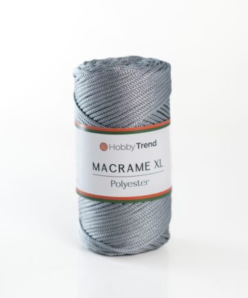 HobbyTrend makrame PP XL 61 Light Grey