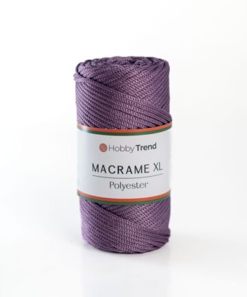 HobbyTrend makrame PP XL 77 Purple