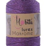 Hobitu makrame Lurex Plum 160