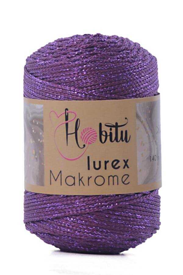 Hobitu makrame Lurex Plum 160