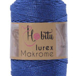 Hobitu makrame Lurex Sax Blue 252