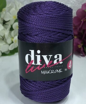 Diva Makrame 4mm Purple 142