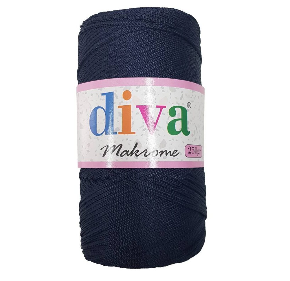 Diva Makrame Polip Navy Blue 260