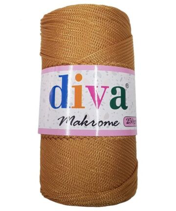 Diva Makrame Polip Mustard 49