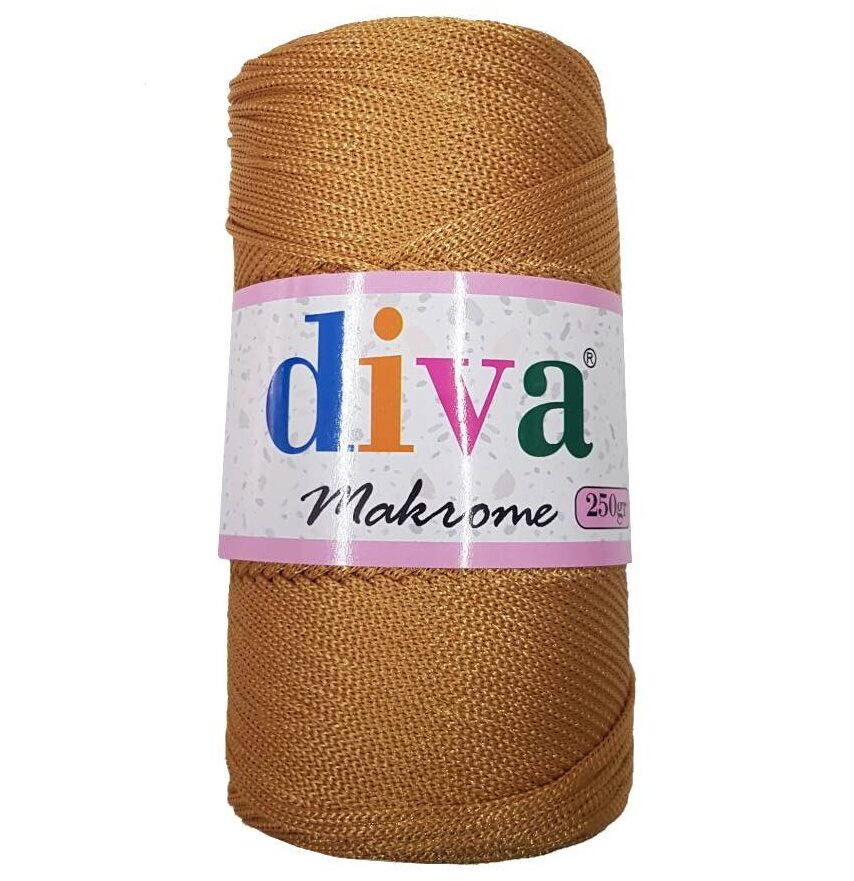 Diva Makrame Polip Mustard 49