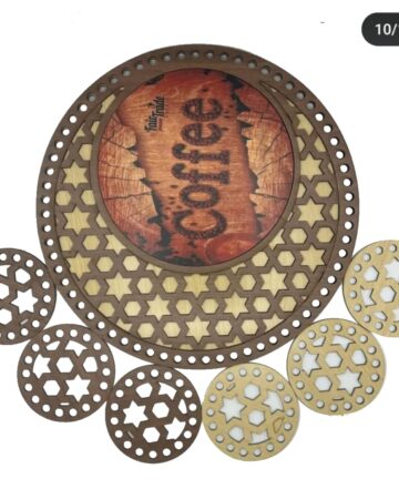 Σετ δίσκος με 6 σουβέρ (30cm) 92