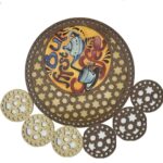 Σετ δίσκος με 6 σουβέρ (30cm) 95