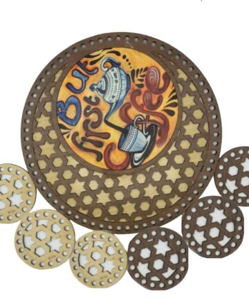 Σετ δίσκος με 6 σουβέρ (30cm) 95