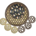 Σετ δίσκος με 6 σουβέρ (30cm) 97