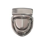 Κούμπωμα Τσάντας 3x2cm Ασημί Μικρο 82