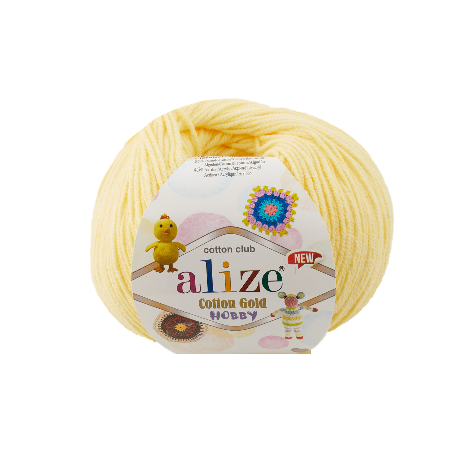 Cotton Gold Hobby New Light Yellow 187