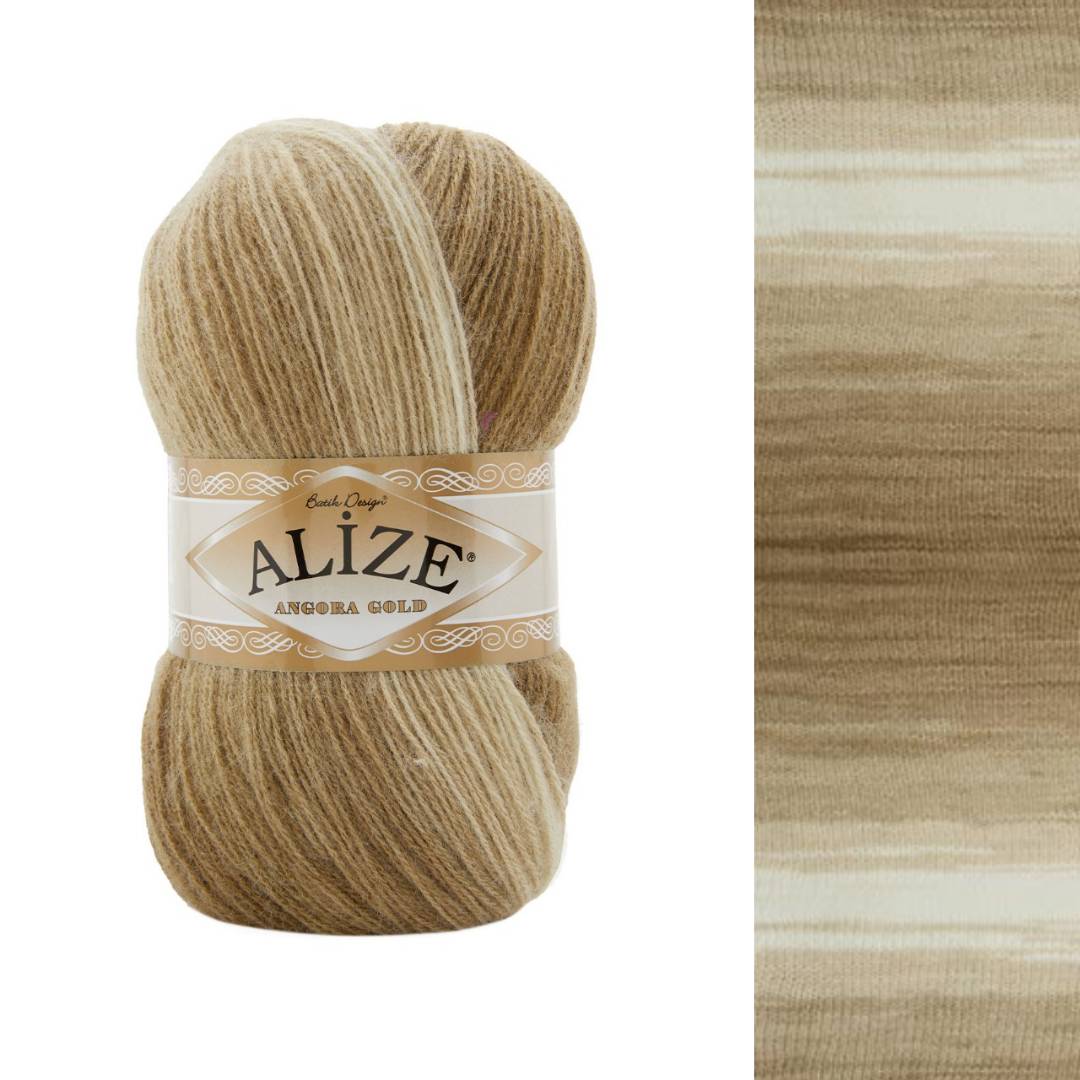 Angora Gold Batik 8054