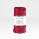 HobbyTrend Makrame Glitter 110B Bordoeux - Bordoeux Sim
