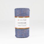 HobbyTrend Makrame Glitter 235-C Μωβ - Bronze Sim