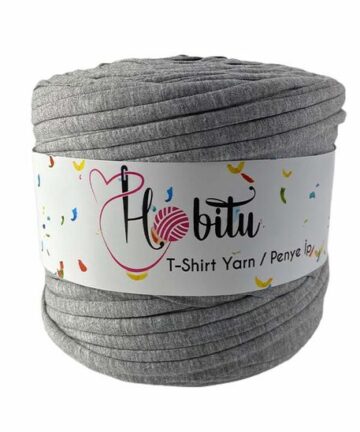 Hobitu T-shirt Yarn Grey 195