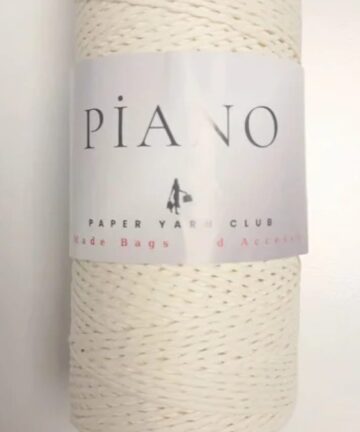 Paper Yarn Piano Cream 08