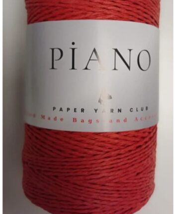 Paper Yarn Piano Red G-07