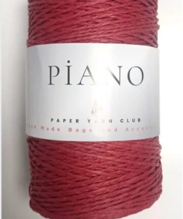 Paper Yarn Piano Red G-13