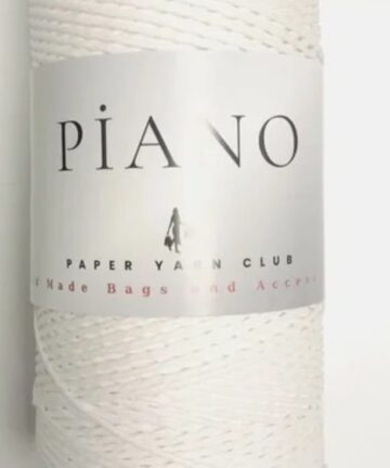 Paper Yarn Piano White G-14