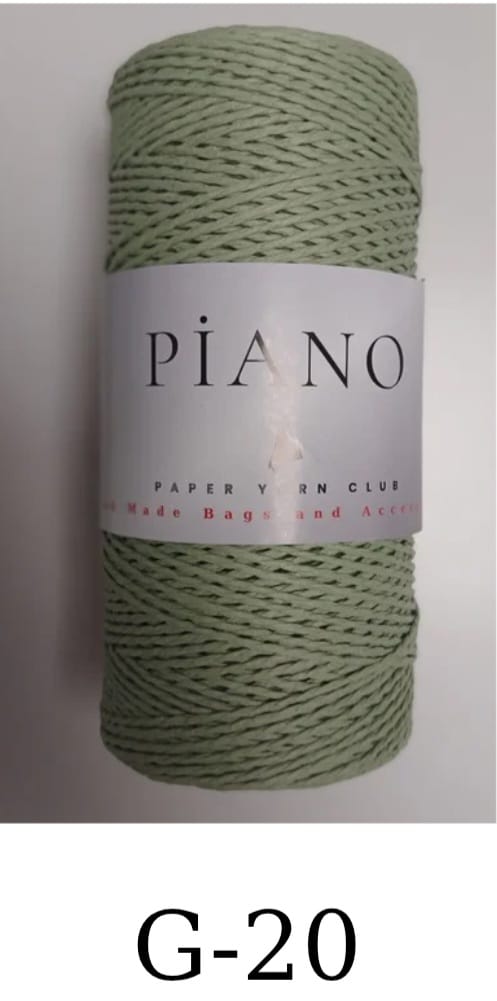 Paper Yarn Piano Mint Green  G-20