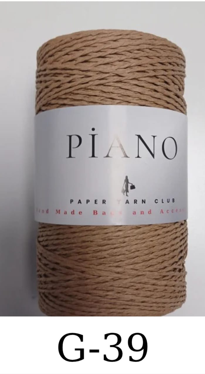 Paper Yarn Piano Beige  G-39