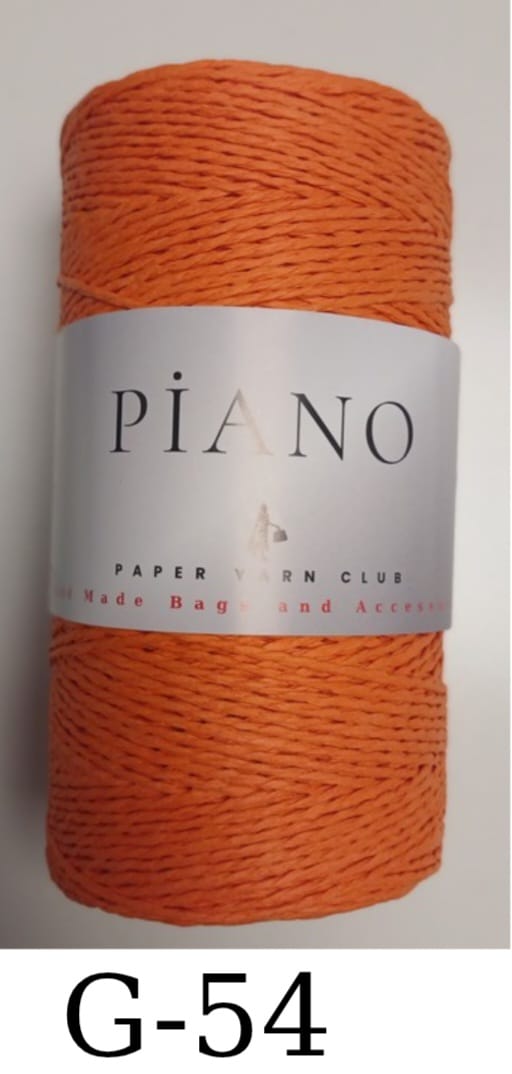 Paper Yarn Piano Orange G-54