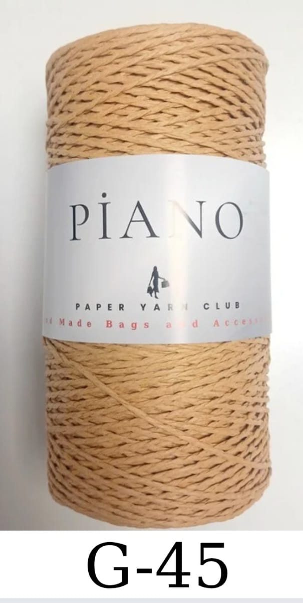 Paper Yarn Piano Mustard  G-79